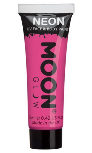 Moon Glow Intense Neon UV Face Paint, Intense Pink