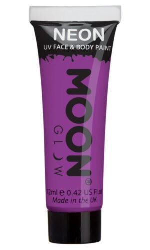 Moon Glow Intense Neon UV Face Paint, Intense Purp