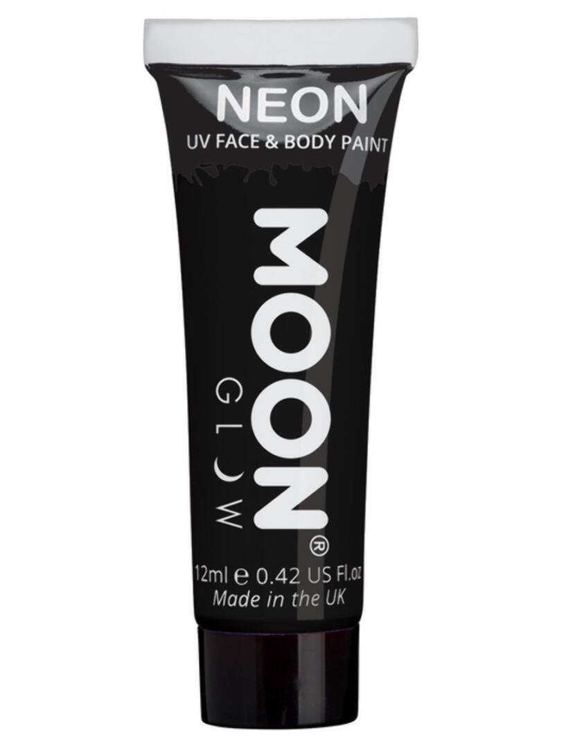 Moon Glow Pastel Neon UV Face Paint, Black