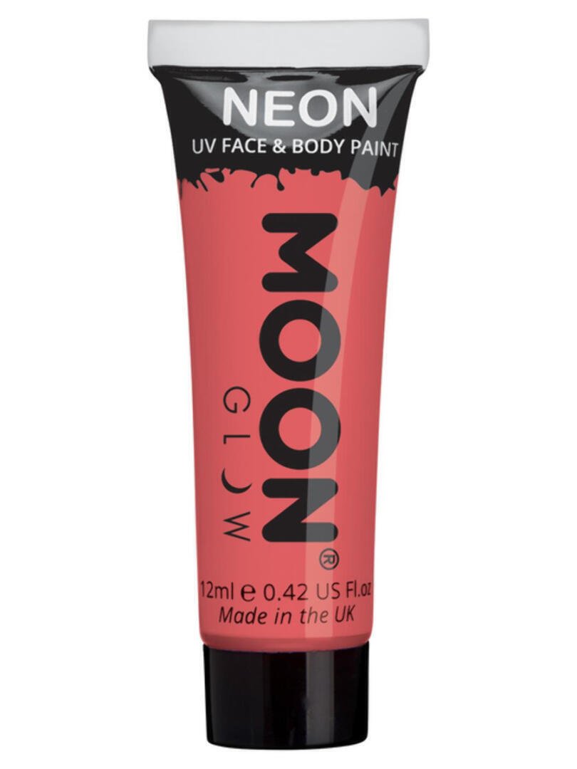 Moon Glow Pastel Neon UV Face Paint, Pastel Coral