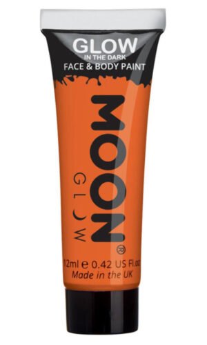 Moon Glow - Glow in the Drak Face Paint, Orange