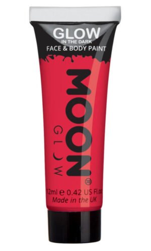 Moon Glow - Glow in the Dark Face Paint, Red
