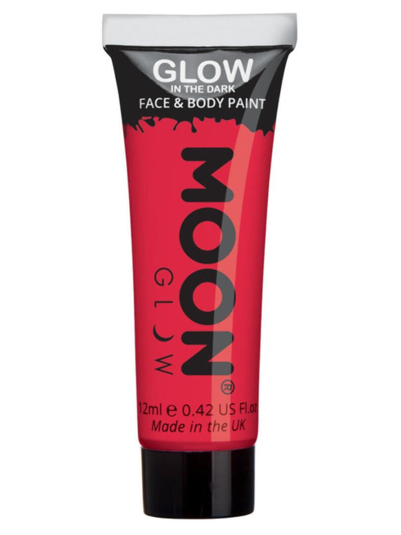 Moon Glow - Glow in the Dark Face Paint, Red