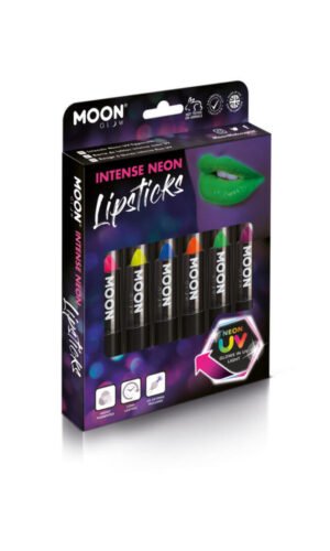 Moon Glow Intense Neon UV Lipstick, Assorted
