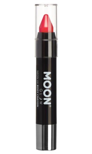 Moon Glow Intense Neon UV Body Crayons, Intense Re