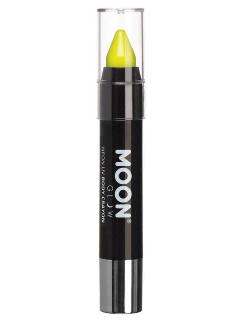 Moon Glow Intense Neon UV Body Crayons, Intense Ye