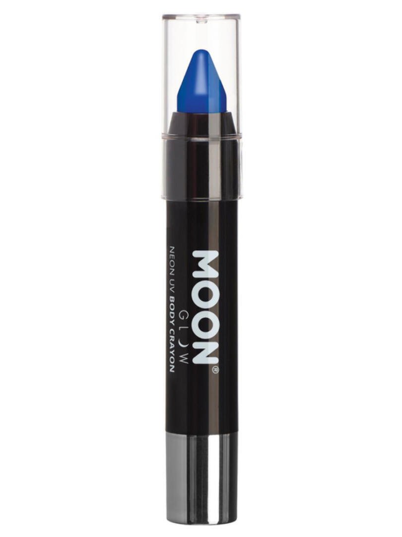 Moon Glow Intense Neon UV Body Crayons, Intense Bl