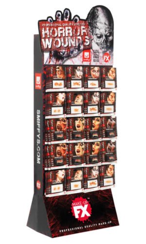 Cosmetics Display Unit, Gory Blood Header,