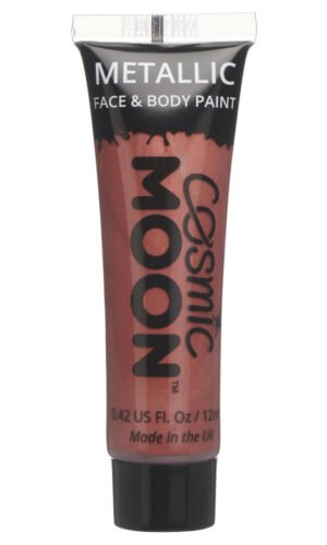 Cosmic Moon Metallic Face & Body Paint, Red