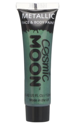 Cosmic Moon Metallic Face & Body paint, Green