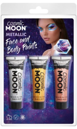 Cosmic Moon Metallic Face & Body Paint,