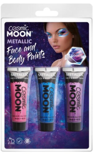Cosmic Moon Metallic Face & Body Paint,