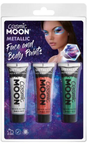 Cosmic Moon Metallic Face & Body Paint,