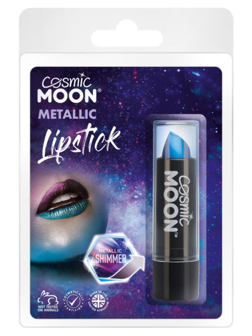 Cosmic Moon Metallic Lipstick, Blue