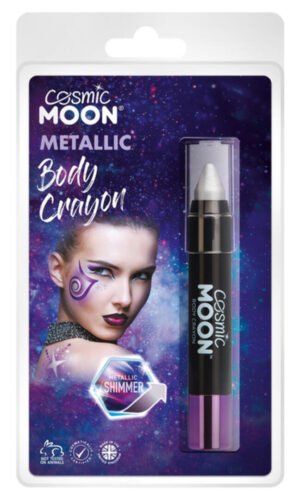 Cosmic Moon Metallic Body Crayons, Silver