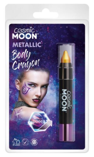 Cosmic Moon Metallic Body Crayons, Gold