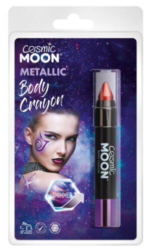 Cosmic Moon Metallic Body Crayons, Red