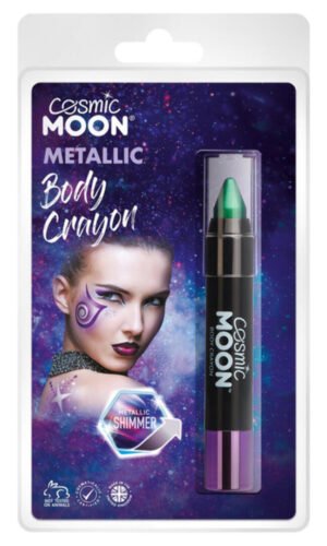 Cosmic Moon Metallic Body Crayons, Green