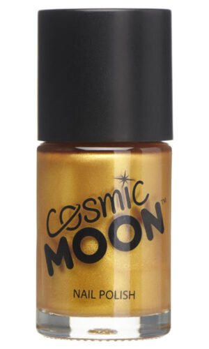 Cosmic Moon Metallic Nail Polish, Gold