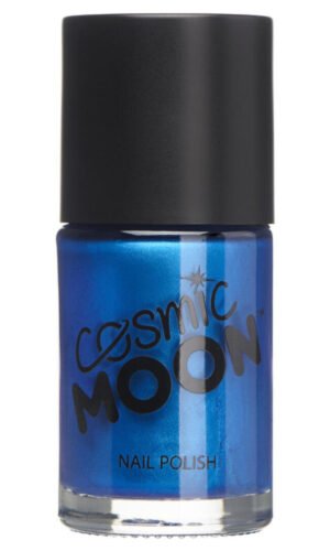 Cosmic Moon Metallic Nail Polish, Blue