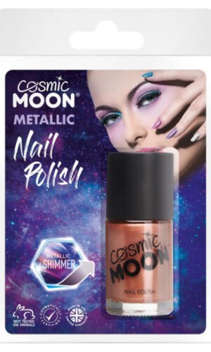 Cosmic Moon Metallic Nail Polish, Rose Gold