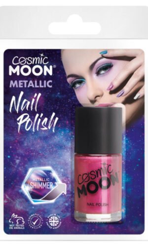 Cosmic Moon Metallic Nail Polish, Pink