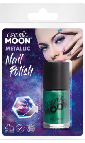Cosmic Moon Metallic Nail Polish, Green