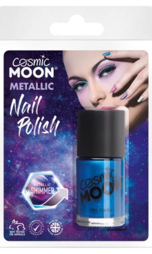 Cosmic Moon Metallic Nail Polish, Blue