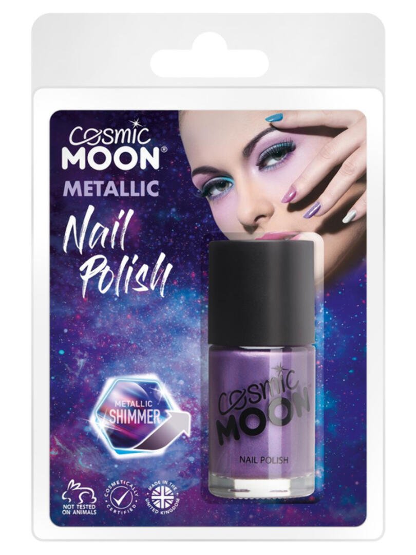 Cosmic Moon Metaillic Nail Polish, Purple