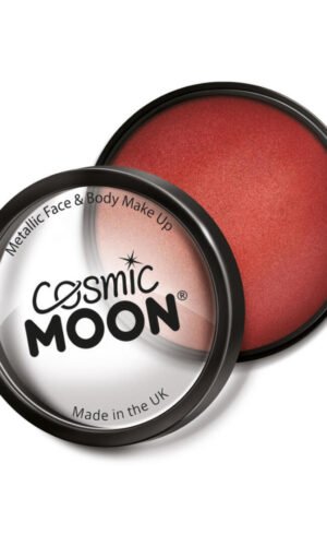 Cosmic Moon Metallic Pro Face Paint Cake Pots, Red
