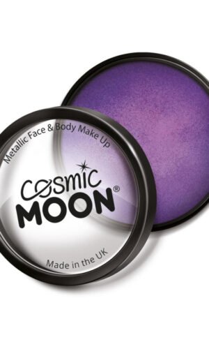 Cosmic Moon Metallic Pro Face Paint Cake Pots, Pur