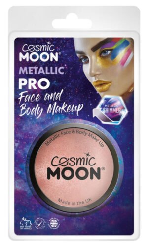 Cosmic Moon Metallic Pro Face Paint Cake Pots, Ros