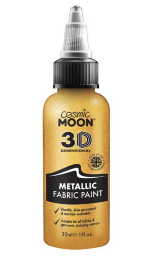 Cosmic Moon Metallic Fabric Paint, Gold