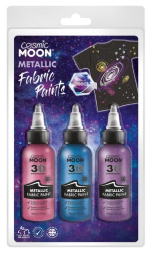 Cosmic Moon Metallic Fabric Paint,