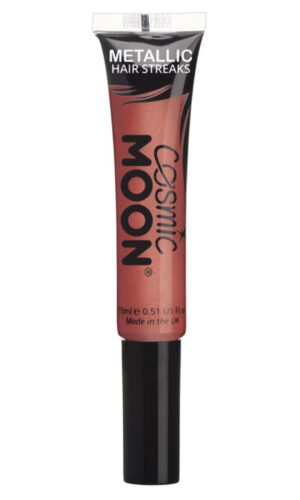 Cosmic Moon Metallic Hair Streaks, Red
