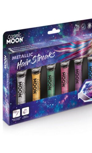 Cosmic Moon Metallic Hair Streaks, Assorted