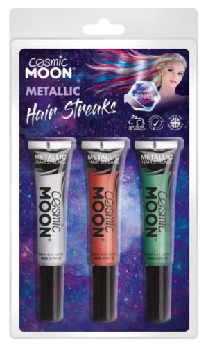 Cosmic Moon Metallic Hair Streaks,