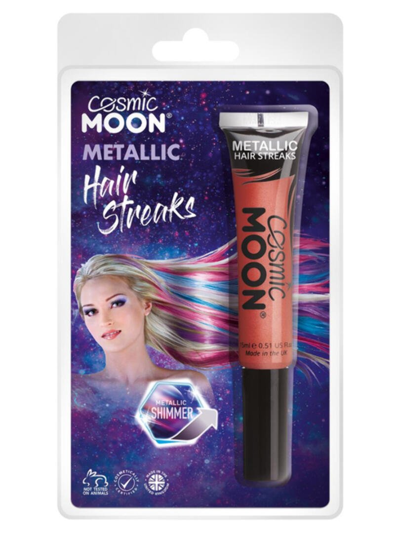 Cosmic Moon Metallic Hair Streaks Clamshell, 15ml Costume Make Up Cosmic Moon Metallic Hair Streaks Clamshell, 15ml Costume Make Up