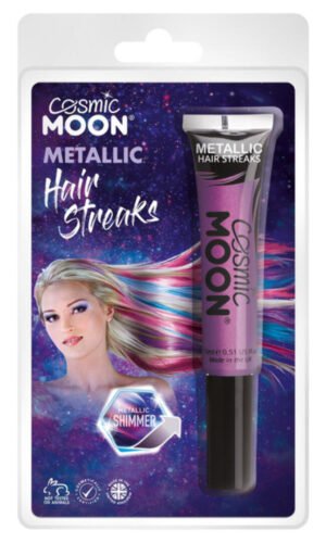 Cosmic Moon Metallic Hair Streaks, Purple