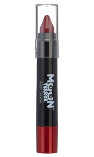 Moon Terror Halloween Body Crayons, Red