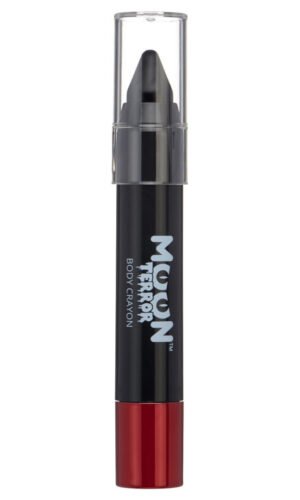 Moon Terror Halloween Body Crayons, Black