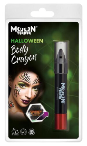 Moon Terror Halloween Body Crayons, Black