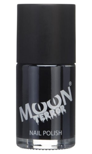Moon Terror Halloween Nail Polish, Black