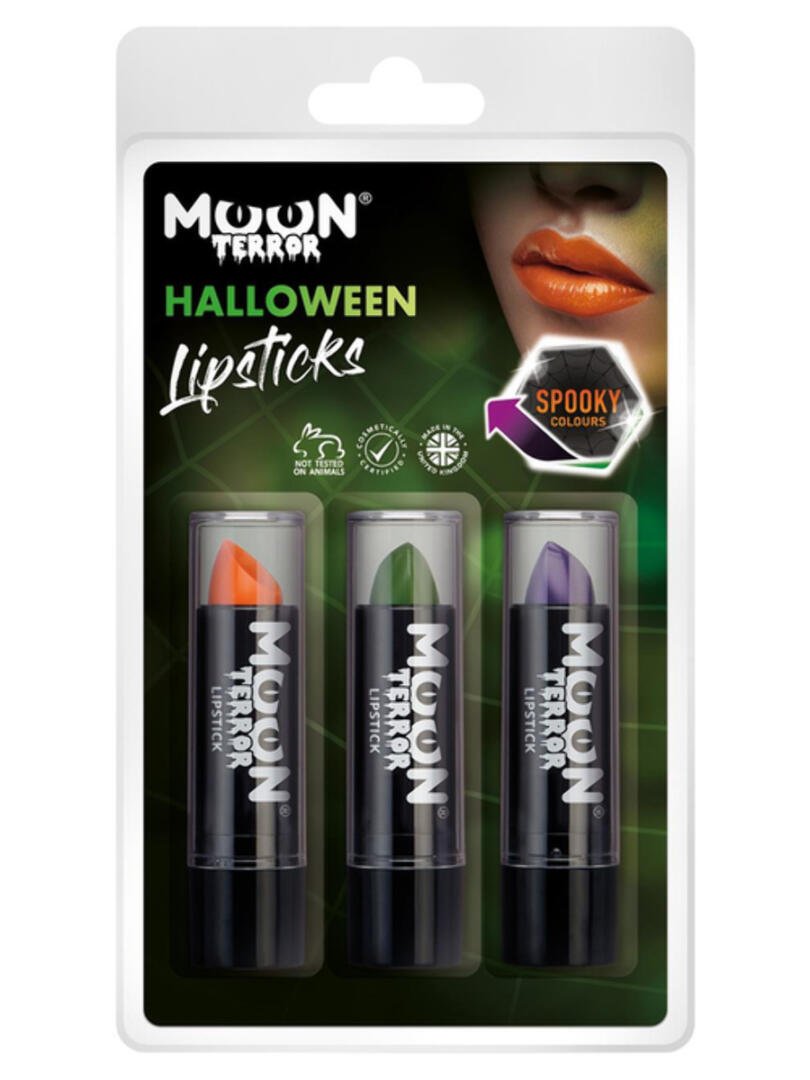 Moon Terror Halloween Lipstick, Assorted