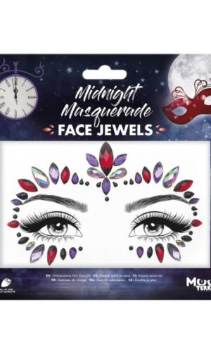 Moon Terror Face Jewels, Midnight Masquerade