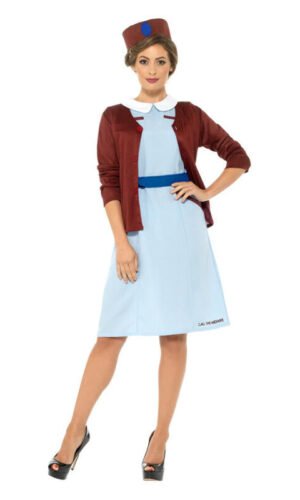 Call The Midwife Costume, Blue