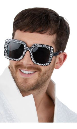 Disco Jewelled Specs, Black