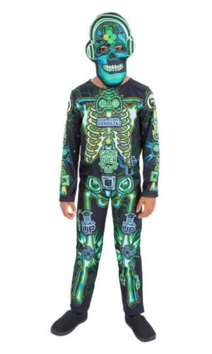 Skeleton Gamer Costume, Glow in the Dark