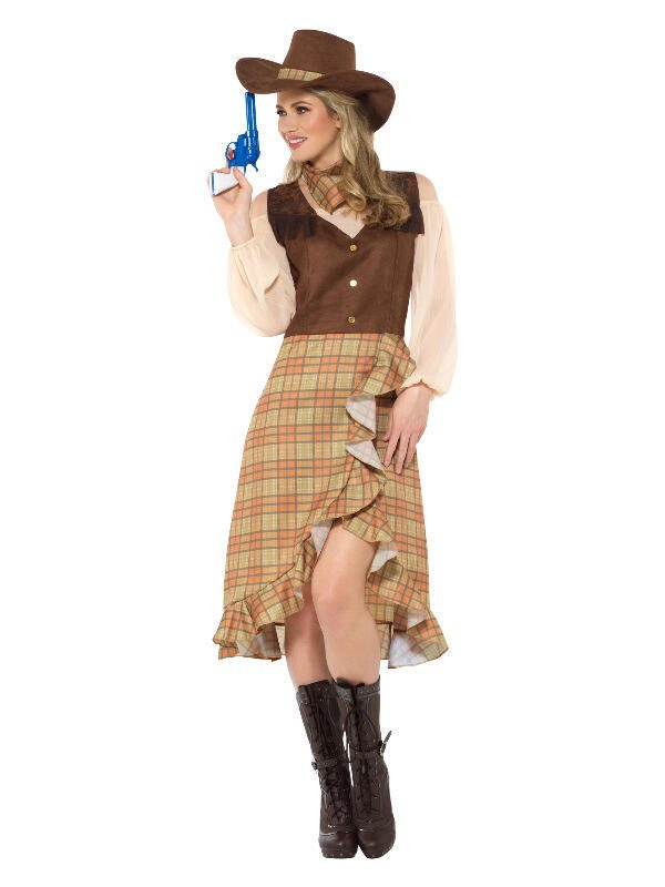 Cowgirl Costume, Brown