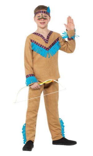 Native American Inspired Boy Costume, Brown